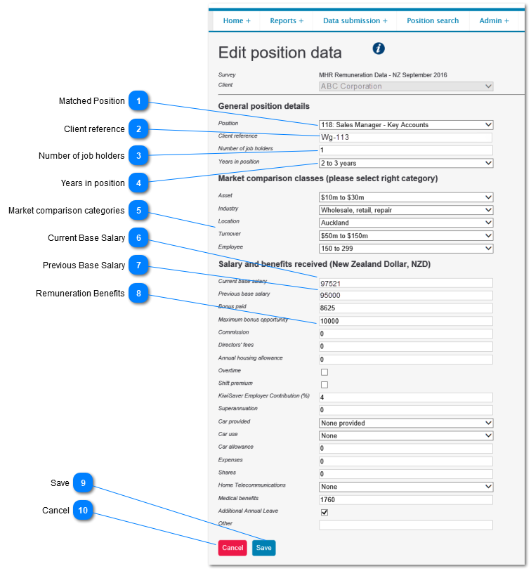 Edit Existing Record